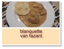 blanquette van fazant