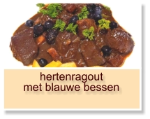 hertenragout met blauwe bessen