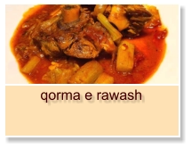 qorma e rawash