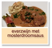 everzwijn met mosterdroomsaus