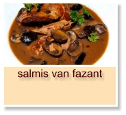 salmis van fazant