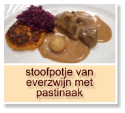 stoofpotje van everzwijn met pastinaak