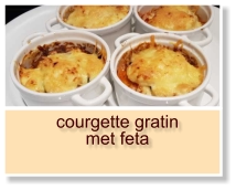 courgette gratin met feta