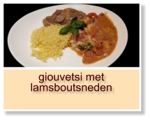 giouvetsi met lamsboutsneden