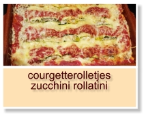 courgetterolletjeszucchini rollatini