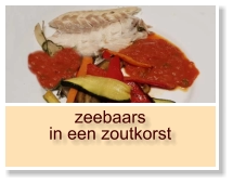zeebaars in een zoutkorst