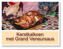 Kerstkalkoen met Grand Veneursaus
