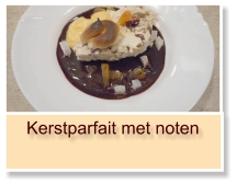 Kerstparfait met noten