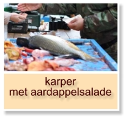 karper  met aardappelsalade