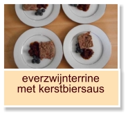 everzwijnterrine met kerstbiersaus