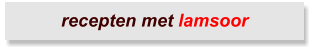 recepten met lamsoor
