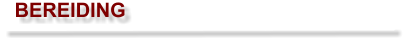 BEREIDING