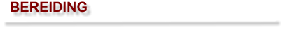 BEREIDING