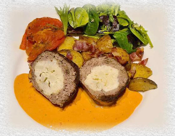 bloemkoolnestjes in mascarponesaus