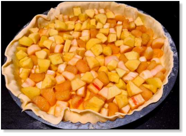rabarbertaart met appeltjes 3