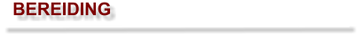 BEREIDING