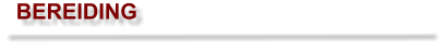 BEREIDING