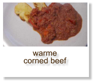 warme corned beef
