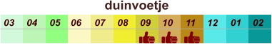 duinvoetje  01 02 03 04 07 05 09 10 08 11 12 06