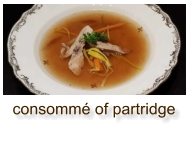 consommé of partridge
