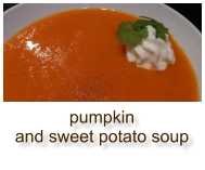 pumpkin and sweet potato soup