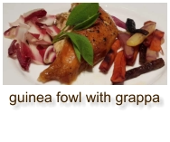 guinea fowl with grappa