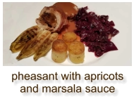 pheasant with apricots and marsala sauce