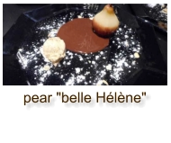 pear "belle Hélène"