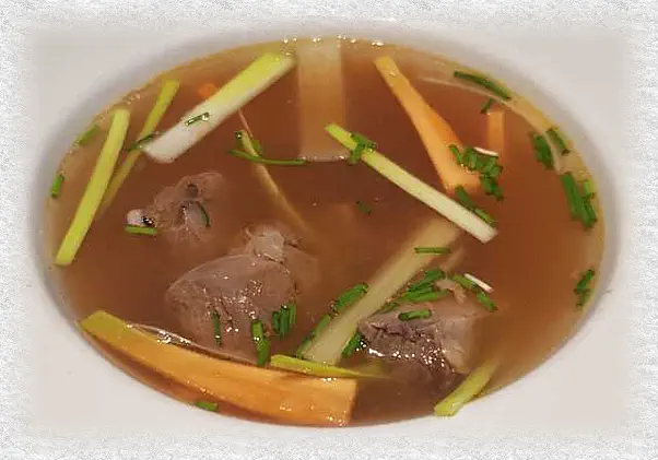 oxtail soup - oxtail cream soup