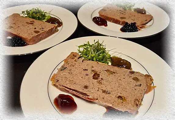 duck pâté with Grand Marnier and truffle
