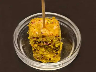 foie fin met pistache