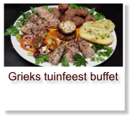 Grieks tuinfeest buffet