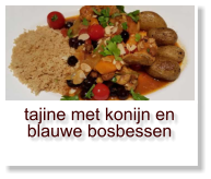 tajine met konijn en blauwe bosbessen