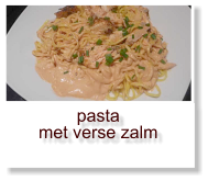pasta met verse zalm
