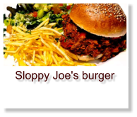 Sloppy Joe's burger