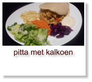 pitta met kalkoen