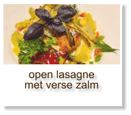 open lasagne met verse zalm