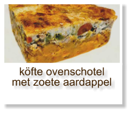 köfte ovenschotel met zoete aardappel