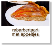 rabarbertaart met appeltjes