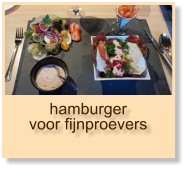 hamburger voor fijnproevers