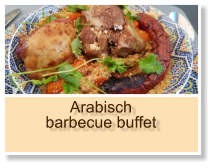 Arabisch barbecue buffet