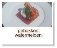 gebakken watermeloen