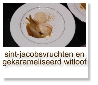 sint-jacobsvruchten en gekarameliseerd witloof