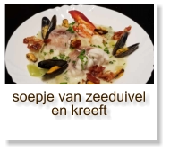 soepje van zeeduivel en kreeft