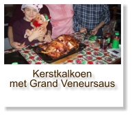 Kerstkalkoen met Grand Veneursaus