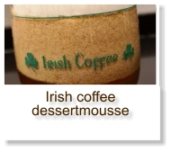 Irish coffeedessertmousse