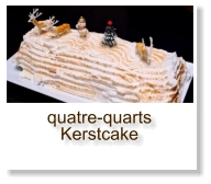 quatre-quarts Kerstcake