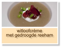 witloofcrème met gedroogde reeham