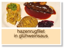 hazenrugfilet in glühweinsaus