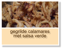 gegrilde calamares met salsa verde